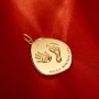 Custom Baby Footprint and Handprint Pendant in 18K Gold - Irregular Shape Keepsake Jewelry