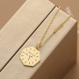 Custom Baby Hand and Footprint Pendant in 18K Gold