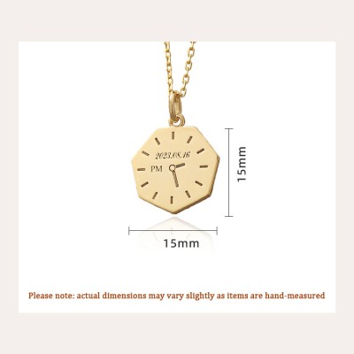 Custom Baby Hand and Footprint Pendant in 18K Gold