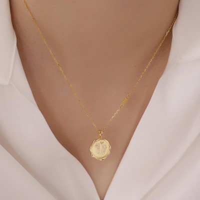 Baby Handprint and Footprint Seal Pendant - Wax Seal Style