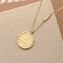 Custom Baby Handprint and Footprint Pendant in 18K Gold