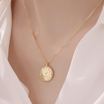 Custom Baby Handprint and Footprint Pendant in 18K Gold
