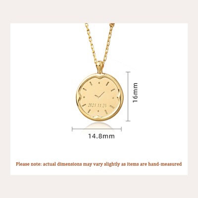 Custom Baby Handprint and Footprint Pendant in 18K Gold