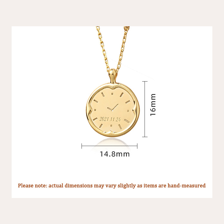 Custom Baby Handprint and Footprint Pendant in 18K Gold