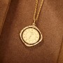 18th Birthday Gift: Custom Spinning 18K Gold Pendant for Coming of Age